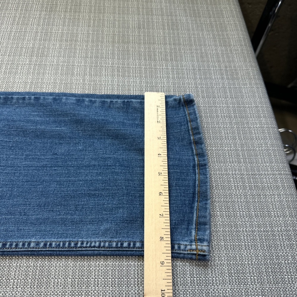 Duluth Trading Womens Daily Denim Bootcut Jeans 14 x 33 Blue Stretch - Picture 10 of 11